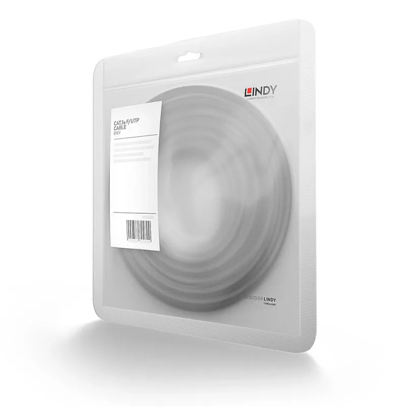 Cavo di rete Lindy 48341 grigio 0,5 m Cat5e F/UTP (FTP)