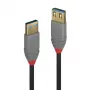 Cavo prolunga USB 3.2 Type-A Lindy 1 m, 5Gbit/s, Anthra Line