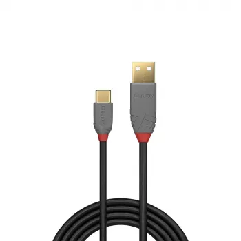 Cavo USB 2.0 Type-A a C Lindy 1 m, Anthra Line