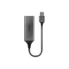 Convertitore USB 3.0 Gigabit Ethernet Lindy, con filo, USB, Ethernet, 5000 Mbit/s, argento