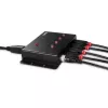 Hub USB 3.0 4 porte in metallo Lindy