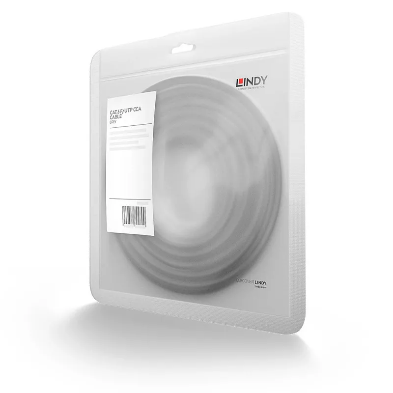 Cavo di rete Lindy 47242 grigio 1 m Cat6 F/UTP (FTP)