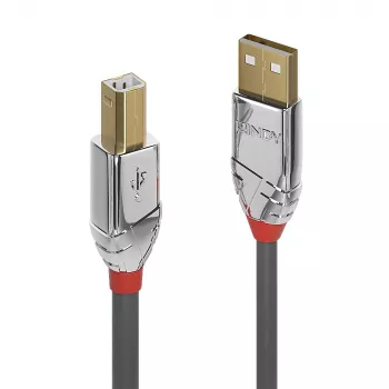 Lindy cavo USB 2.0 Type-A a B 0,5 m, Cromo Line