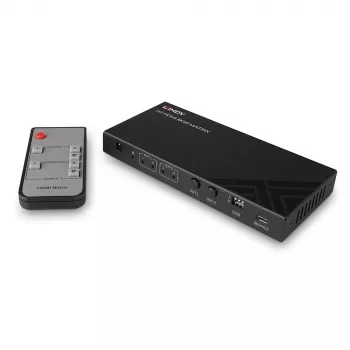 Lindy 38313 switch matrice AV-matrix switcher 6,2 W