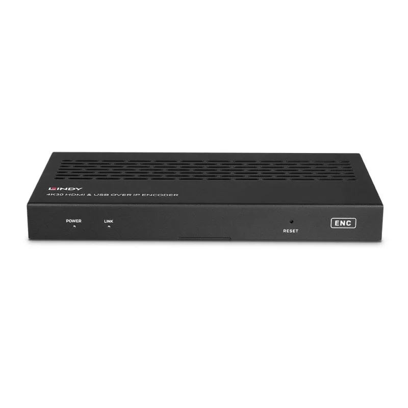 Lindy 38396 encoder 4K30 HDMI e USB over IP, Multicast e Videowall, HDMI 2.0, HDCP 2.2, PoE, 100 m
