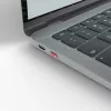 Set di chiavi port blocker USB Type-C Lindy, confezione da 4, rosa