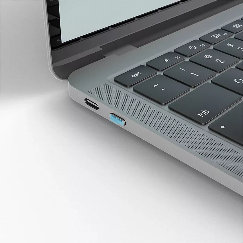 Port blocker Lindy USB Type-C port blocker chiave confezione da 4 pezzi blu