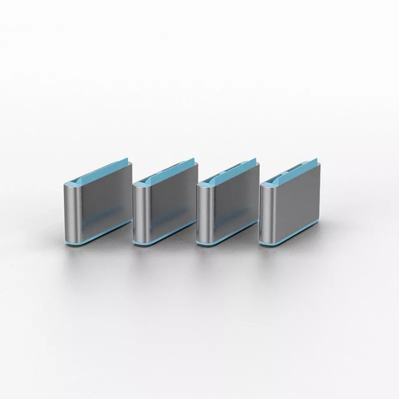 Port blocker Lindy USB Type-C port blocker senza chiave confezione da 10 blu
