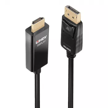 Lindy cavo attivo DisplayPort a HDMI 1 m con HDR