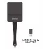 iiyama WP D002C dongle per presentazioni wireless, USB-C (DP-Alt), E-Share, argento/nero