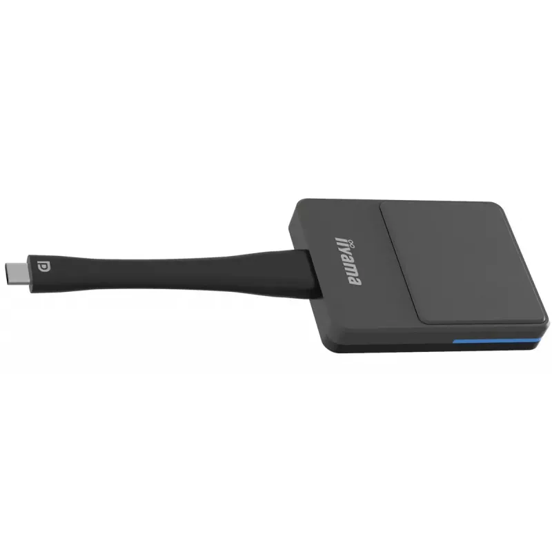 iiyama WP D002C dongle per presentazioni wireless, USB-C (DP-Alt), E-Share, argento/nero