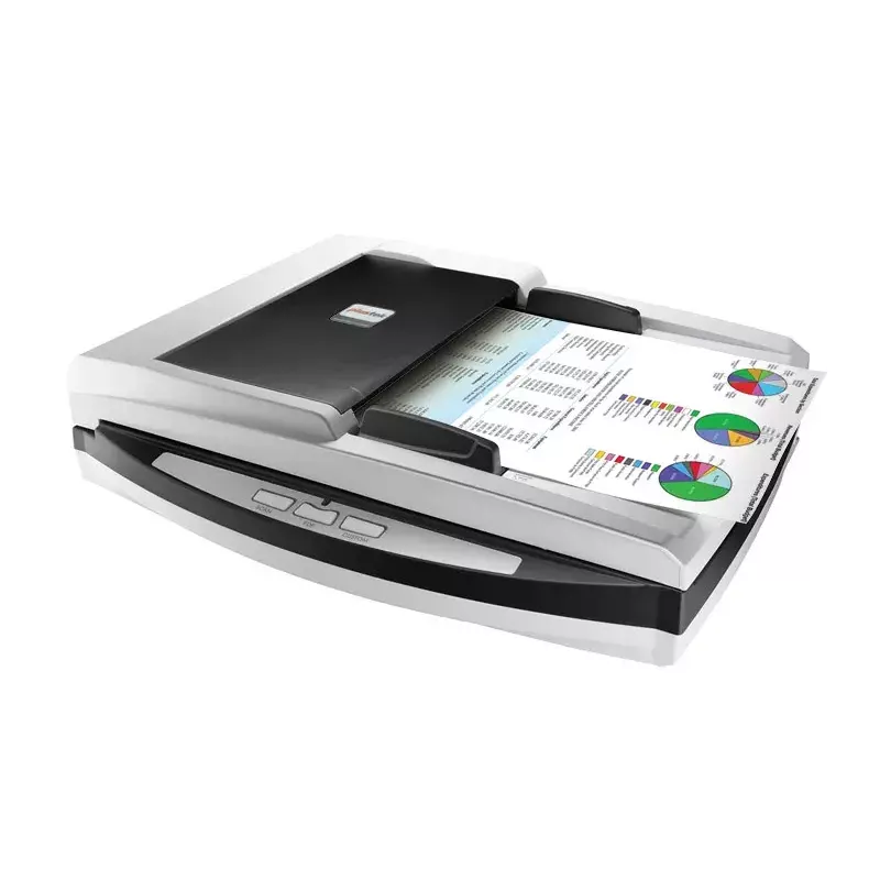 Scanner ADF e piano fisso Plustek SmartOffice PL4080 600 x 600 DPI A4 nero, grigio