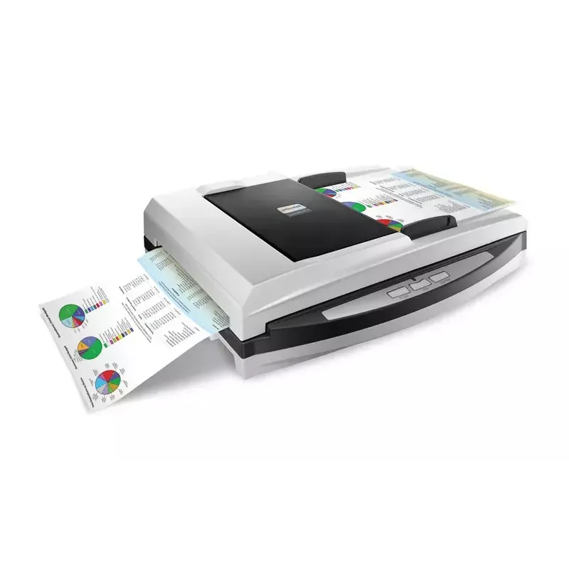 Scanner ADF e piano fisso Plustek SmartOffice PL4080 600 x 600 DPI A4 nero, grigio