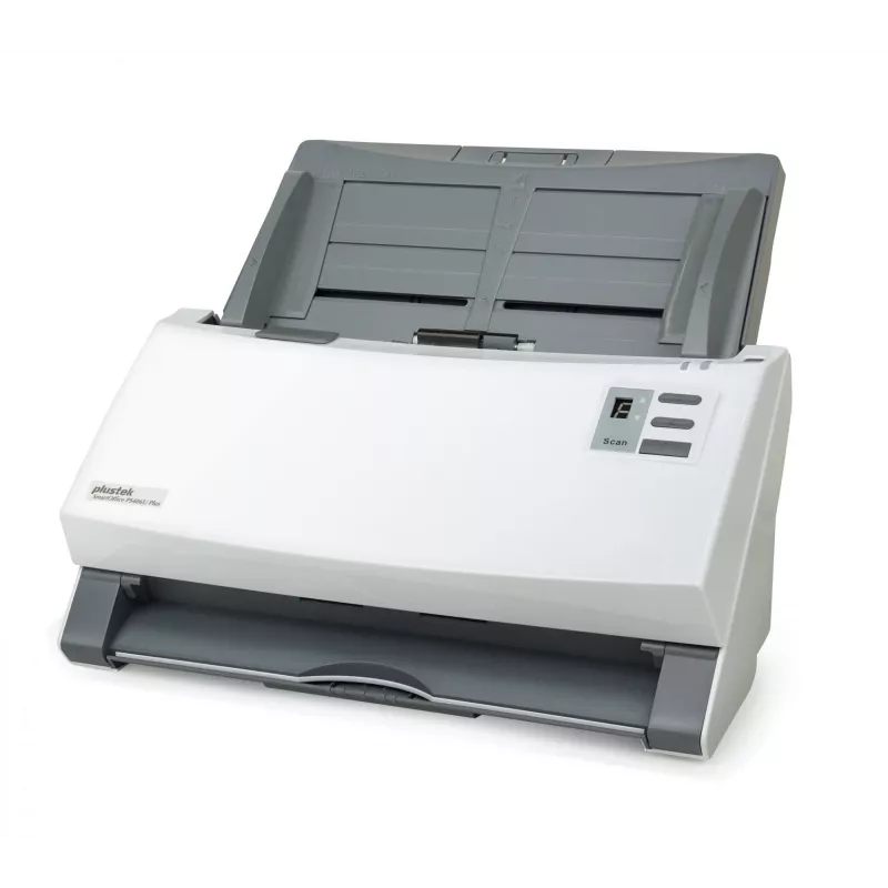 Scanner ADF Plustek SmartOffice PS406U Plus 600 x 600 DPI A4 grigio, bianco