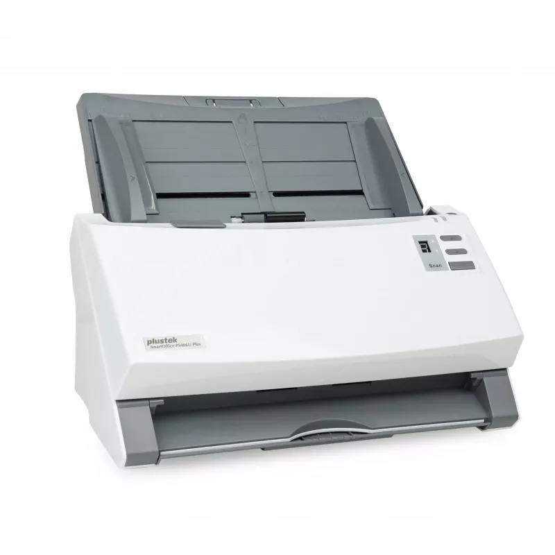 Scanner ADF Plustek SmartOffice PS406U Plus 600 x 600 DPI A4 grigio, bianco
