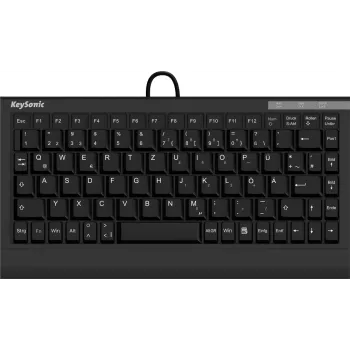 Tastiera KeySonic ACK-595C+ (DE) ufficio USB QWERTZ tedesco nero