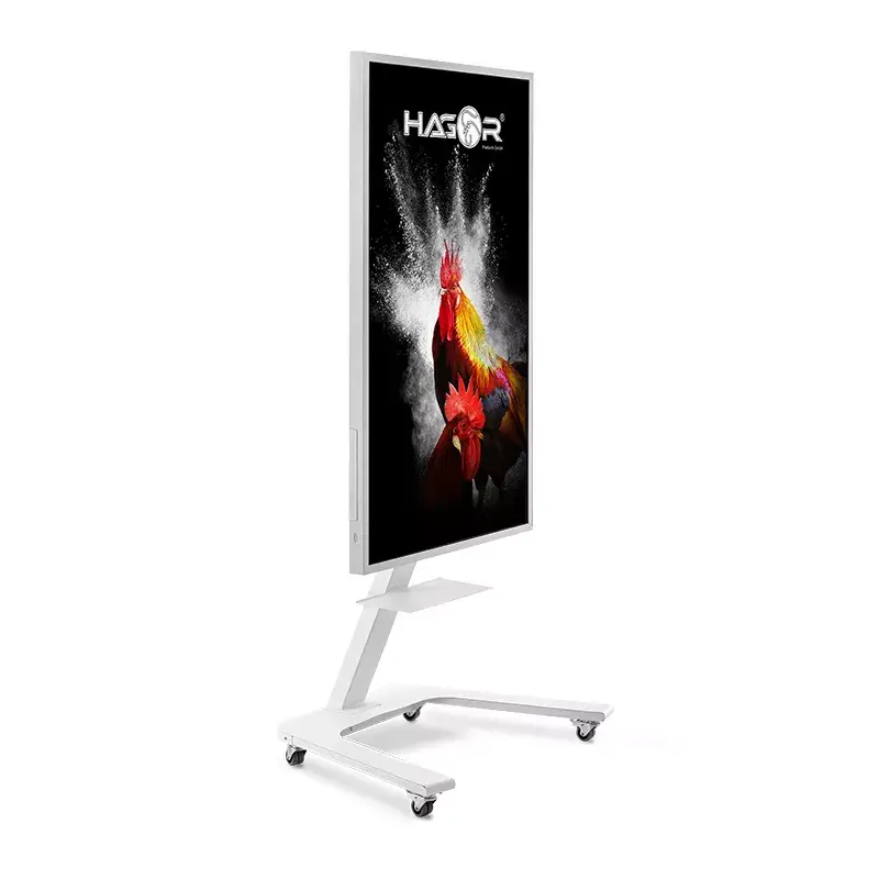 Hagor ST SA Flip II carrello mobile per Samsung Flip WM65R da 65 pollici, bianco