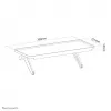 Supporto multimediale Neomounts AWL28-220BL1 – universale