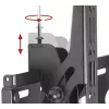 Supporto a soffitto B-Tech BT8426/B telescopico universale per schermo piatto con funzione di inclinazione