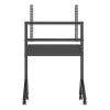 B-Tech BT8545/B carrello per TV, 55–86 pollici, VESA 900x600, max 100 kg, con ripiano, nero