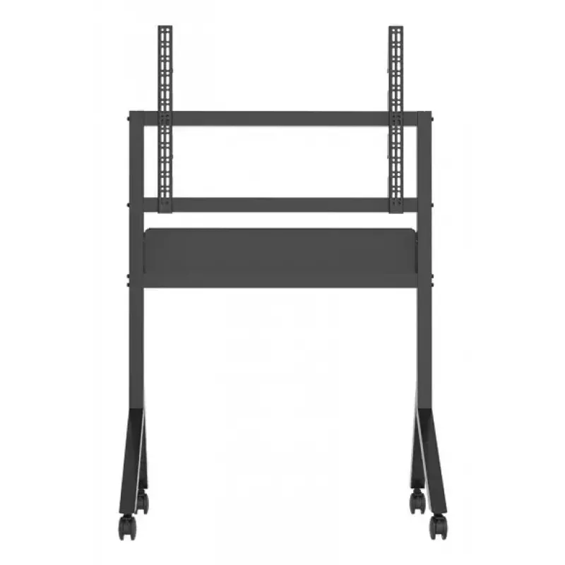B-Tech BT8545/B carrello per TV, 55–86 pollici, VESA 900x600, max 100 kg, con ripiano, nero