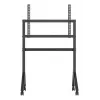 B-Tech BT8545/B carrello per TV, 55–86 pollici, VESA 900x600, max 100 kg, con ripiano, nero