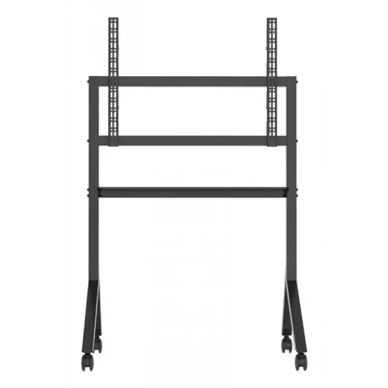 B-Tech BT8545/B carrello per TV, 55–86 pollici, VESA 900x600, max 100 kg, con ripiano, nero