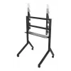B-Tech BT8545/B carrello per TV, 55–86 pollici, VESA 900x600, max 100 kg, con ripiano, nero