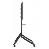 B-Tech BT8545/B carrello per TV, 55–86 pollici, VESA 900x600, max 100 kg, con ripiano, nero