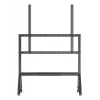 B-Tech BT8546/B carrello per TV, 65–110 pollici, VESA 1000x900, max 125 kg, con ripiano, nero