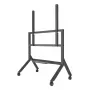 B-Tech BT8546/B carrello per TV, 65–110 pollici, VESA 1000x900, max 125 kg, con ripiano, nero