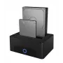 ICY BOX stazione di docking e clonazione a 2 bay per unità SATA da 2.5 pollici o 3.5 pollici a host USB 3.0