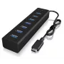 ICY BOX IB-HUB1700-C3 USB 3.2 Gen 1 (3.1 Gen 1) Type-C 5000 Mbit/s nero
