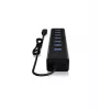 ICY BOX IB-HUB1700-C3 USB 3.2 Gen 1 (3.1 Gen 1) Type-C 5000 Mbit/s nero