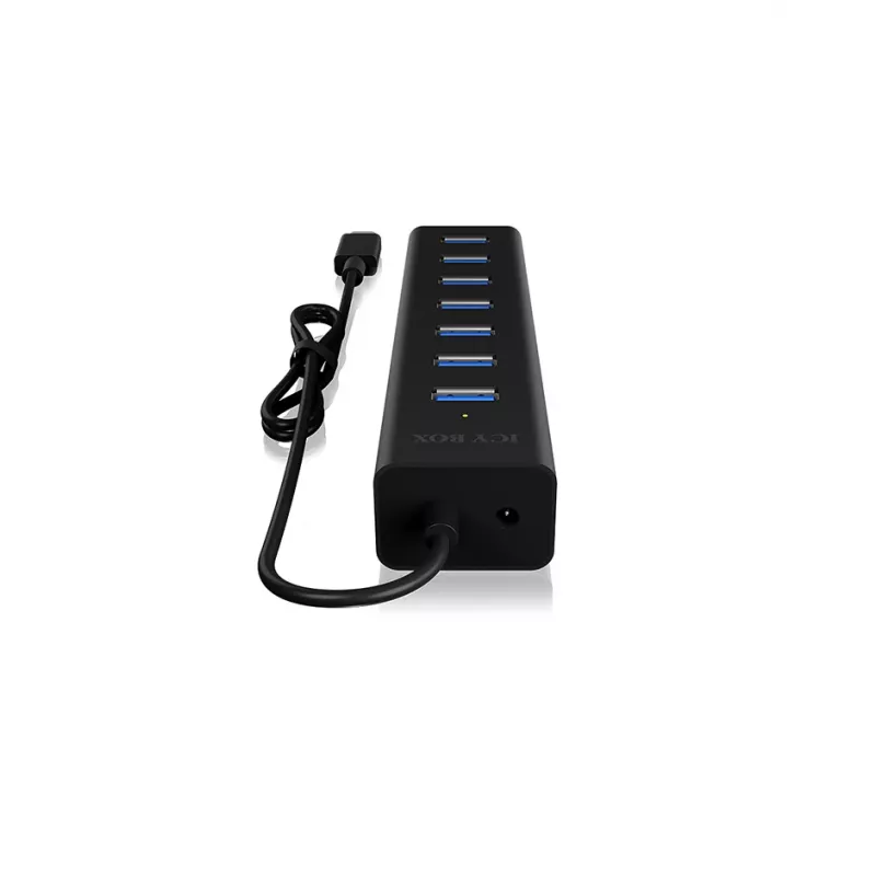 ICY BOX IB-HUB1700-C3 USB 3.2 Gen 1 (3.1 Gen 1) Type-C 5000 Mbit/s nero