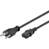 Cavo di alimentazione Goobay 93617 nero 2 m SEV 1011 IEC C13