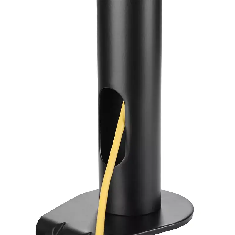 LogiLink BP0107 supporto da scrivania per tre monitor, 17-27 pollici, 7 kg per braccio, VESA 75x75/100x100, acciaio, nero