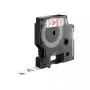 DYMO Authentic etichette D1 | stampa rossa su nastro bianco | 12 mm x 7 m | etichette autoadesive per etichettatrici LabelManager | prodotte in Europa
