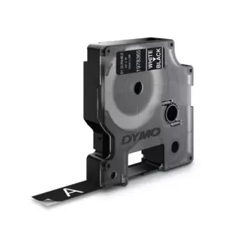 DYMO Authentic etichette D1 Durable | stampa bianca su nastro nero | 12 mm x 3 m | nastro per etichettatrici LabelManager