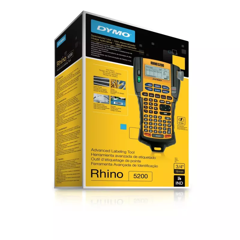 Etichettatrice DYMO RHINO 5200 trasferimento termico 180 x 180 DPI