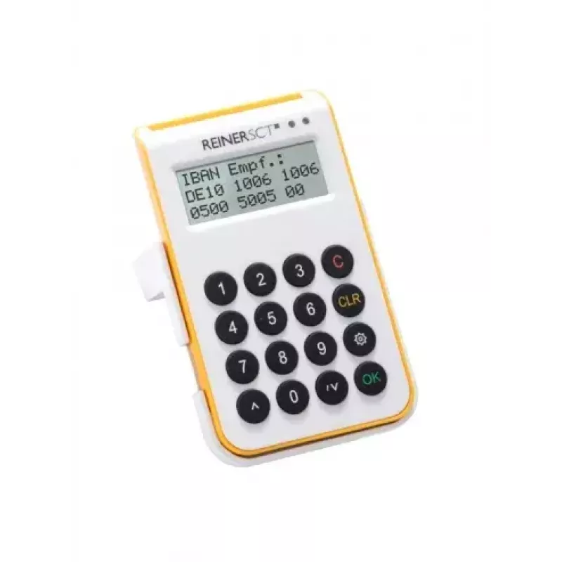 Lettore di smart card Reiner SCT cyberJack one USB bianco giallo