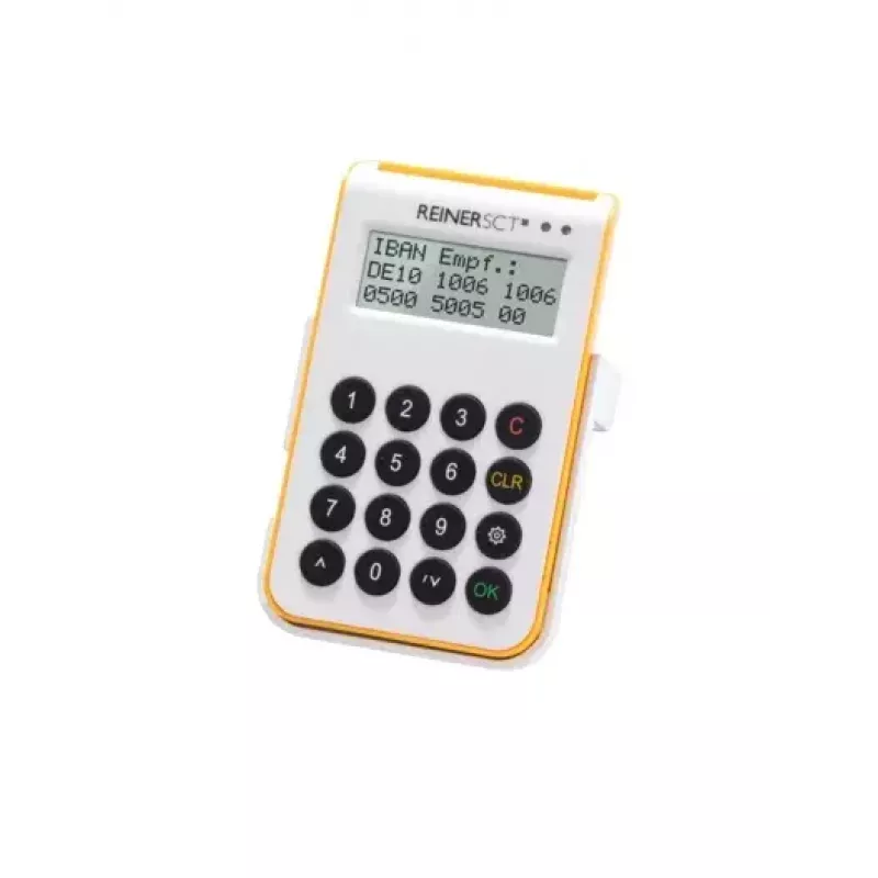 Lettore di smart card Reiner SCT cyberJack one USB bianco giallo