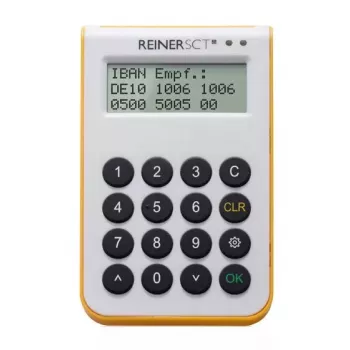 Lettore di smart card Reiner SCT cyberJack one USB bianco giallo