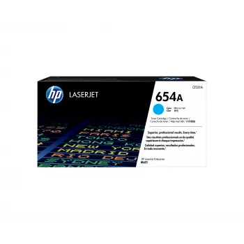HP 654A ciano cartuccia toner LaserJet originale