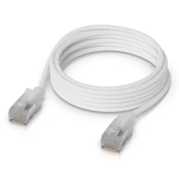 Cavo di rete Ubiquiti UACC-Cable-Patch-EL-C6A-2M-W RJ-45 Cat6a 2m bianco trasparente