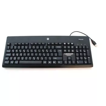 HP 724720-051 tastiera Office USB AZERTY francese nera