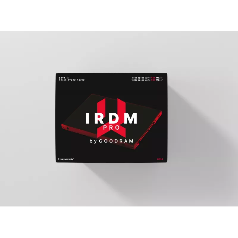 Goodram IRDM PRO gen.2 512 GB - SSD - 512 GB - interno - 2,5 pollici (6,4 cm) - SATA 6Gb/s