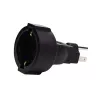 Microconnect PETRAVEL3 adattatore spina di rete tipo B tipo F nero
