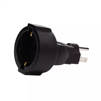 Microconnect PETRAVEL3 adattatore spina di rete tipo B tipo F nero
