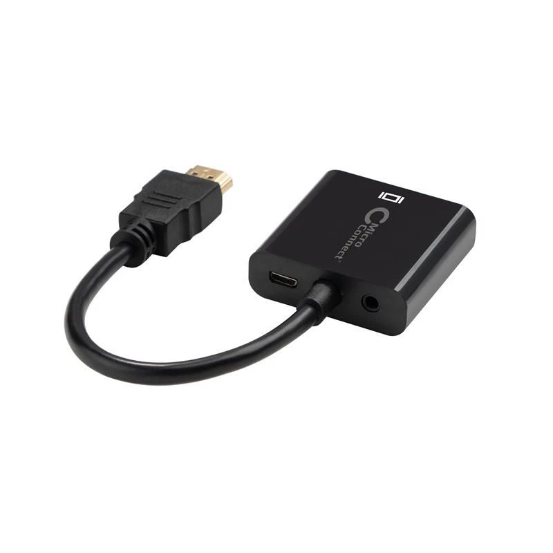 Microconnect HDMVGA2B adattatore cavo video 0,15 m VGA (D-Sub) HDMI Type-A (standard) nero